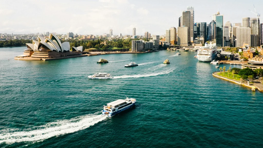 Sydney Harbour skyline showing coastal humidity conditions that increase mould risk in NSW homes